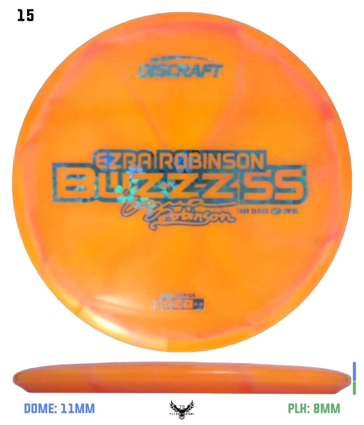 Discraft Ezra Robinson 2025 Tour Series Z Swirl Buzzz SS