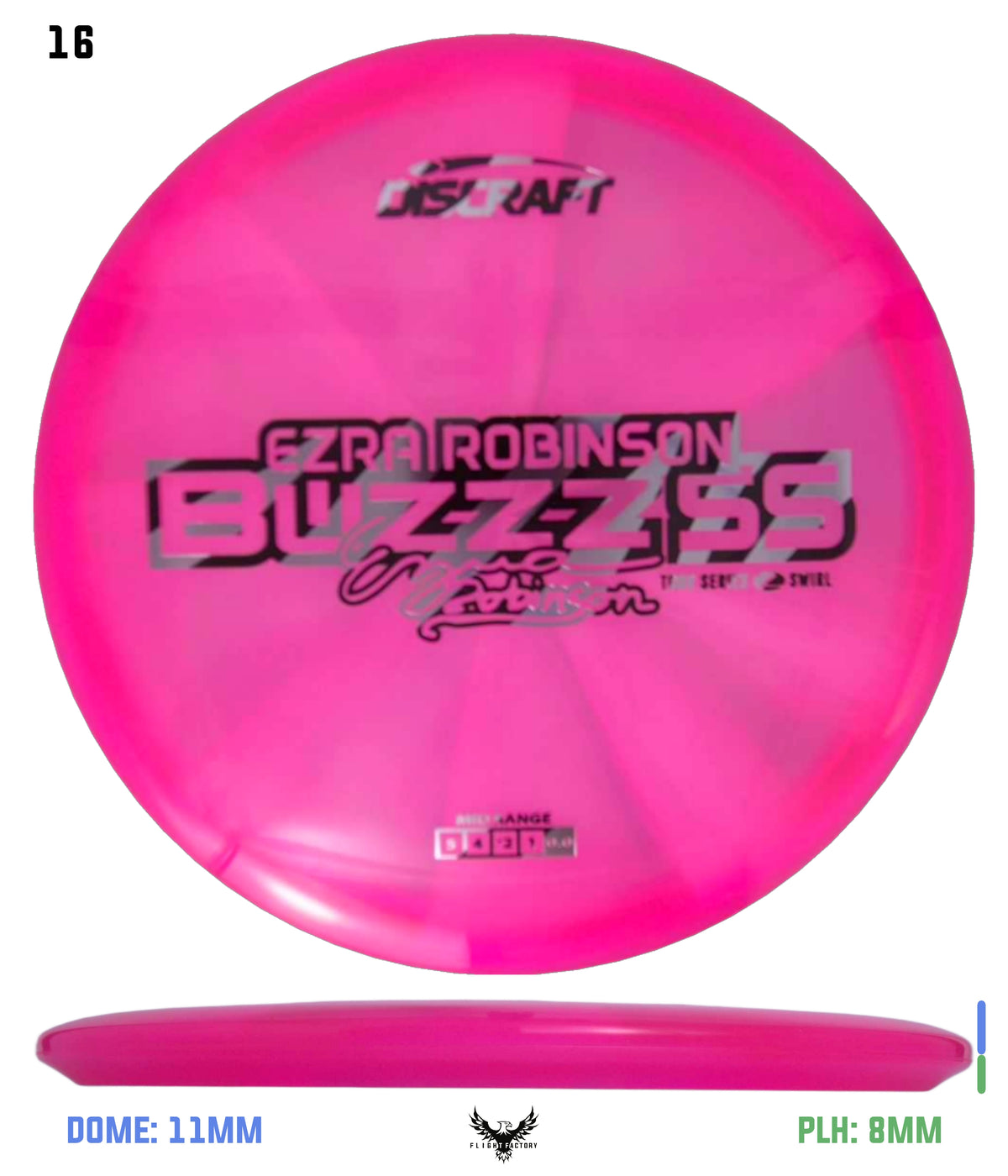 Discraft Ezra Robinson 2025 Tour Series Z Swirl Buzzz SS
