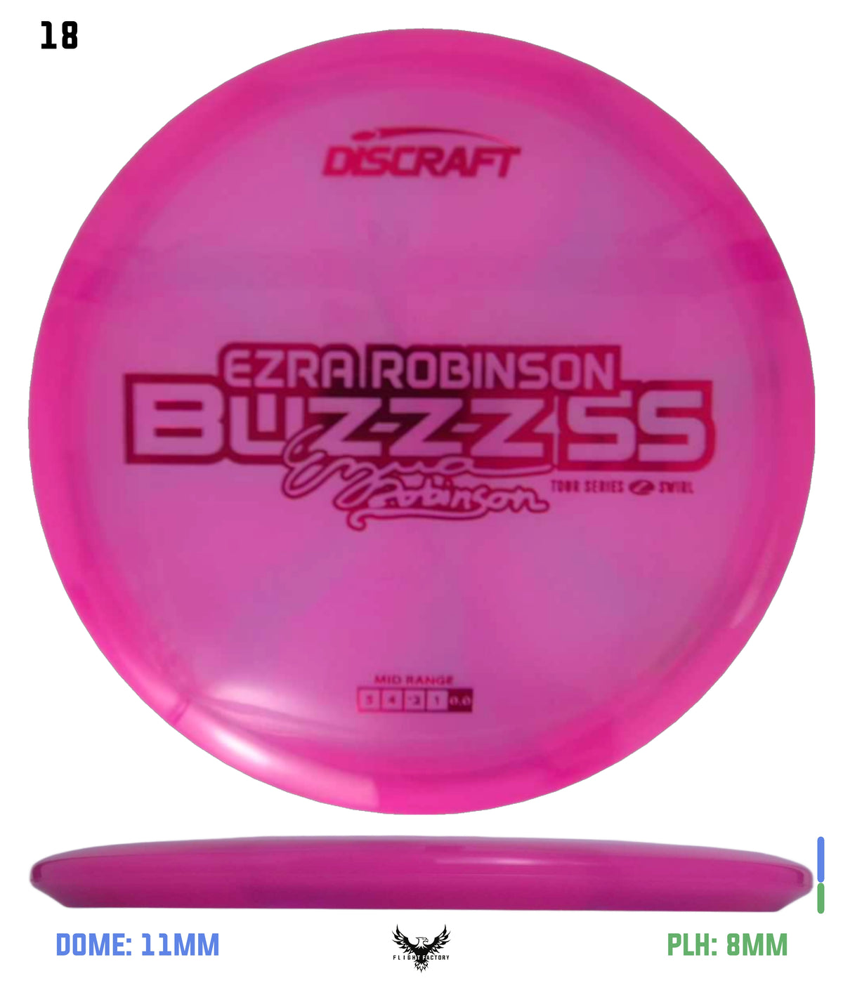 Discraft Ezra Robinson 2025 Tour Series Z Swirl Buzzz SS
