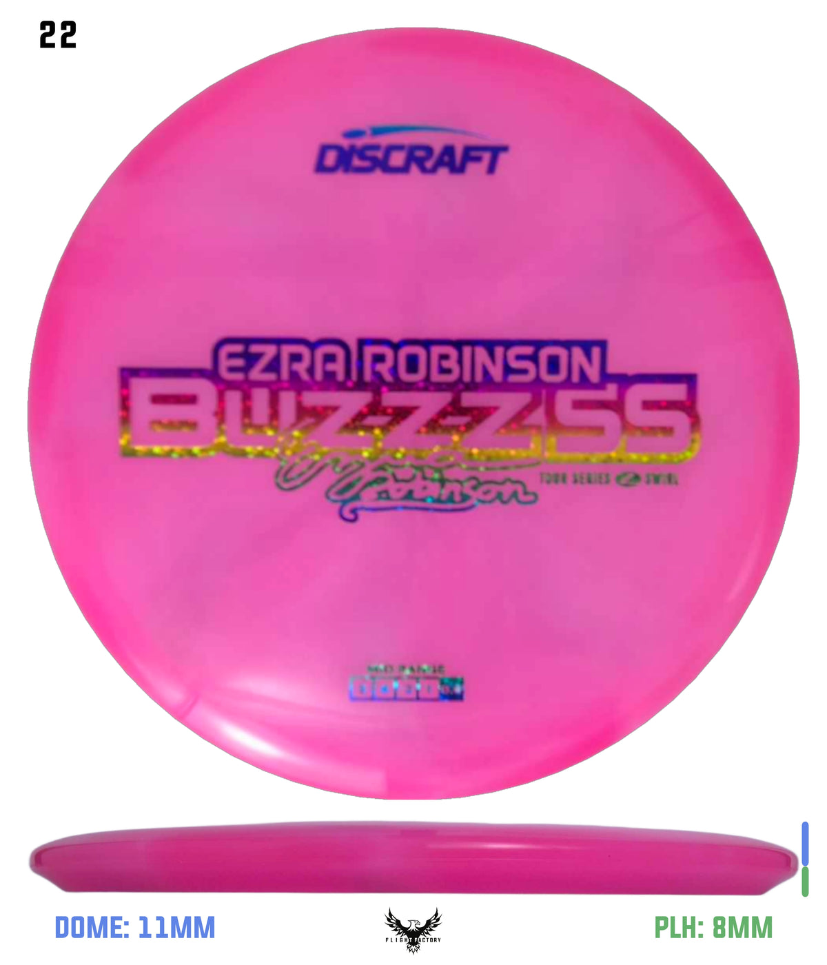 Discraft Ezra Robinson 2025 Tour Series Z Swirl Buzzz SS
