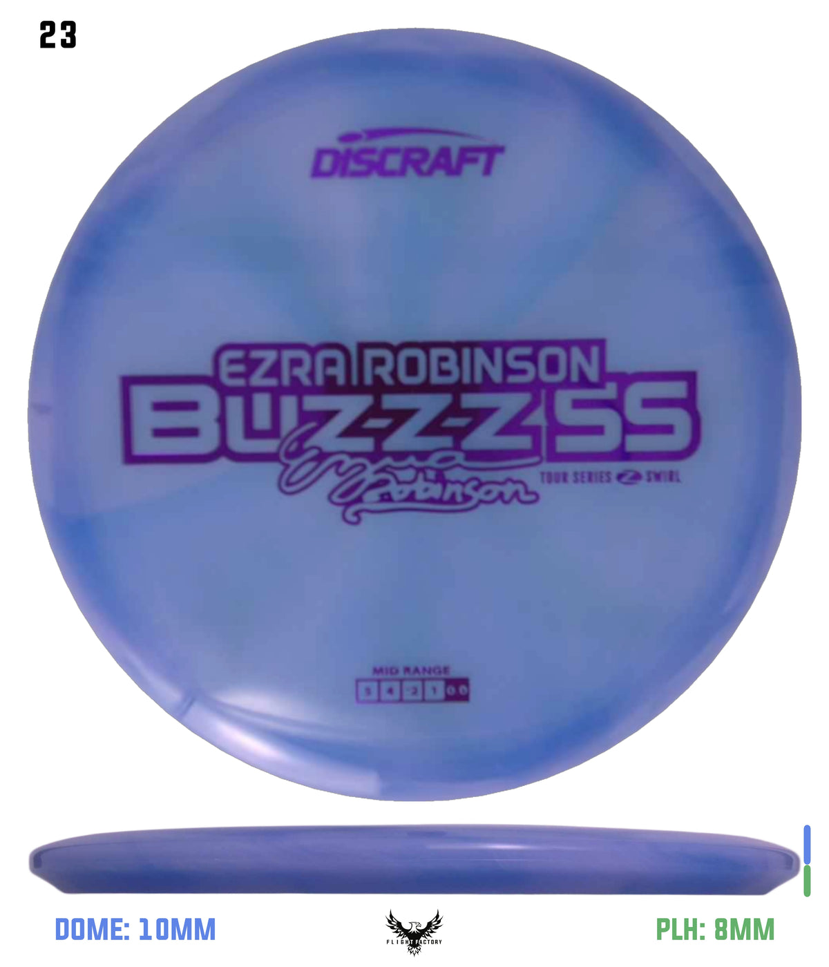 Discraft Ezra Robinson 2025 Tour Series Z Swirl Buzzz SS
