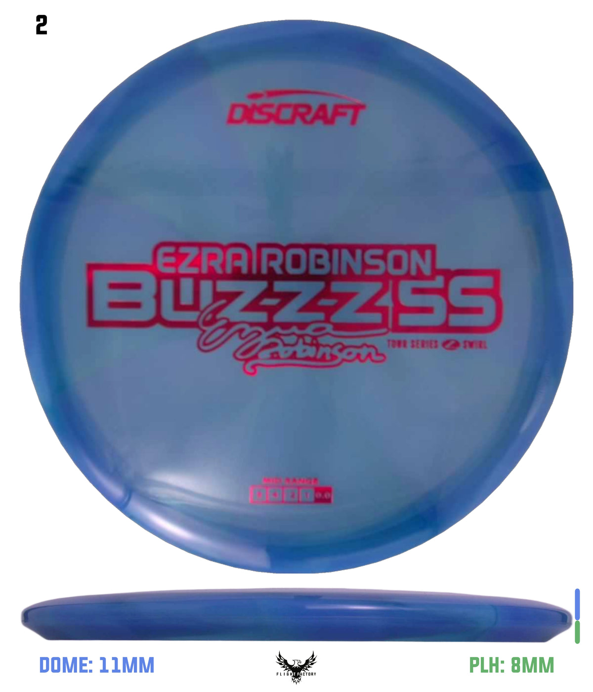 Discraft Ezra Robinson 2025 Tour Series Z Swirl Buzzz SS