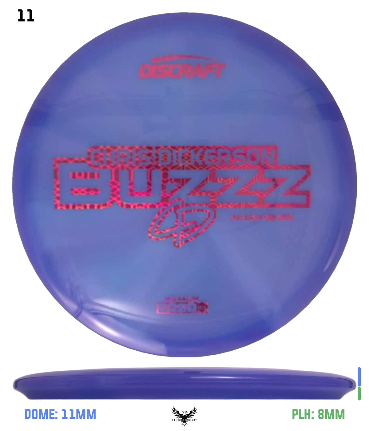 Discraft Chris Dickerson 2025 Tour Series Z Swirl Buzzz