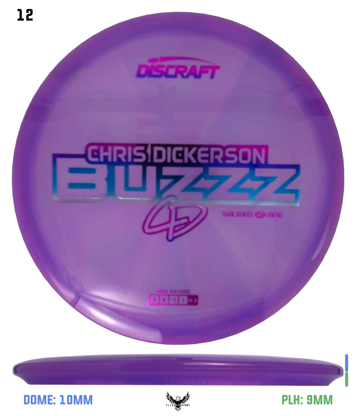 Discraft Chris Dickerson 2025 Tour Series Z Swirl Buzzz