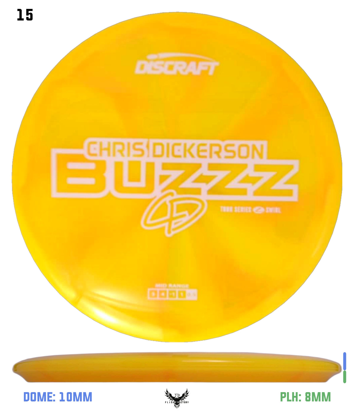 Discraft Chris Dickerson 2025 Tour Series Z Swirl Buzzz