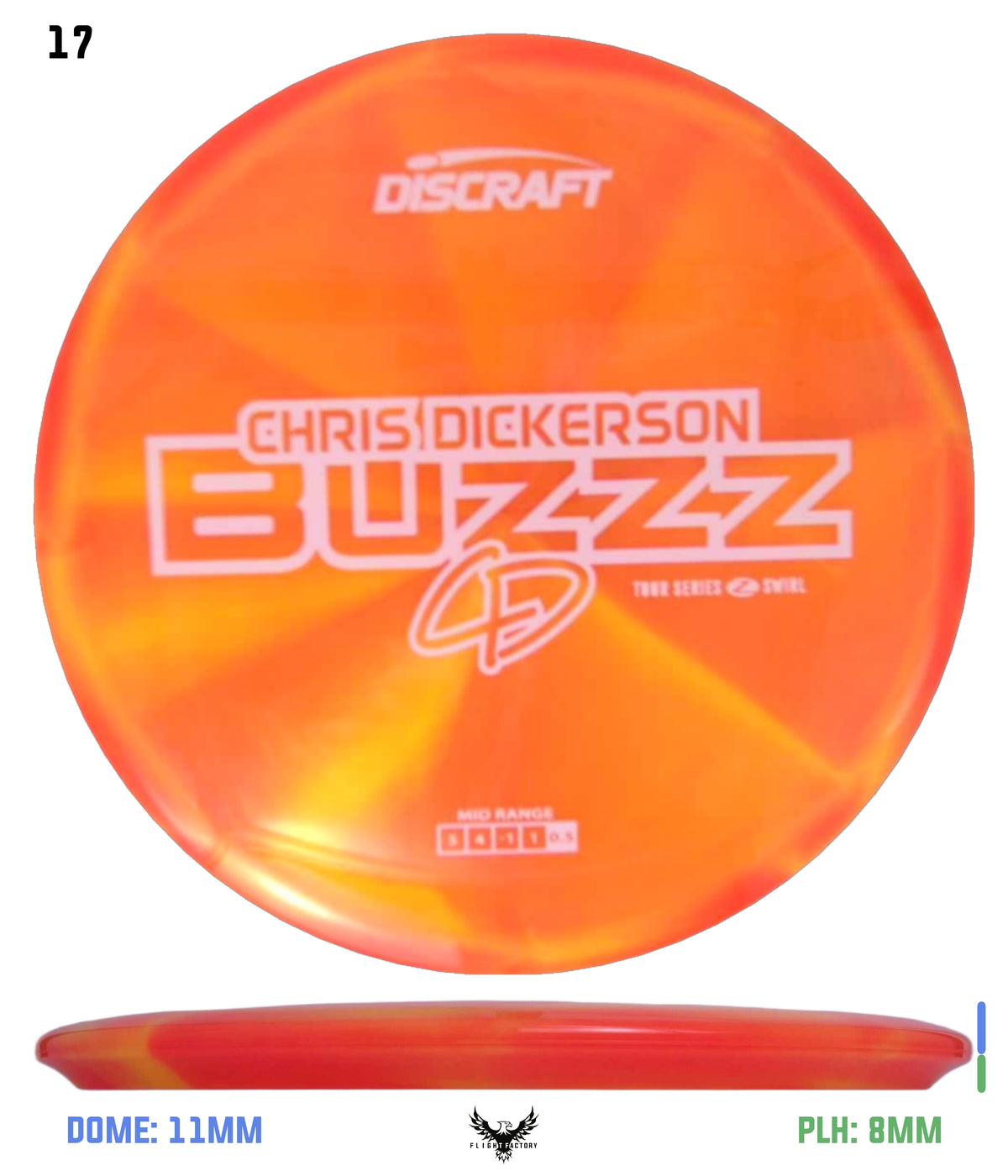 Discraft Chris Dickerson 2025 Tour Series Z Swirl Buzzz