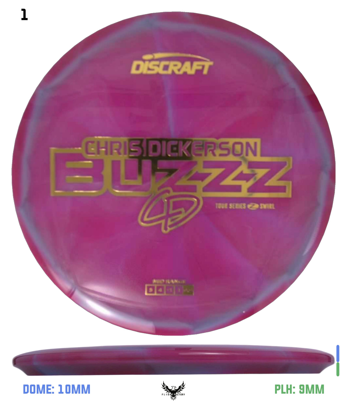 Discraft Chris Dickerson 2025 Tour Series Z Swirl Buzzz