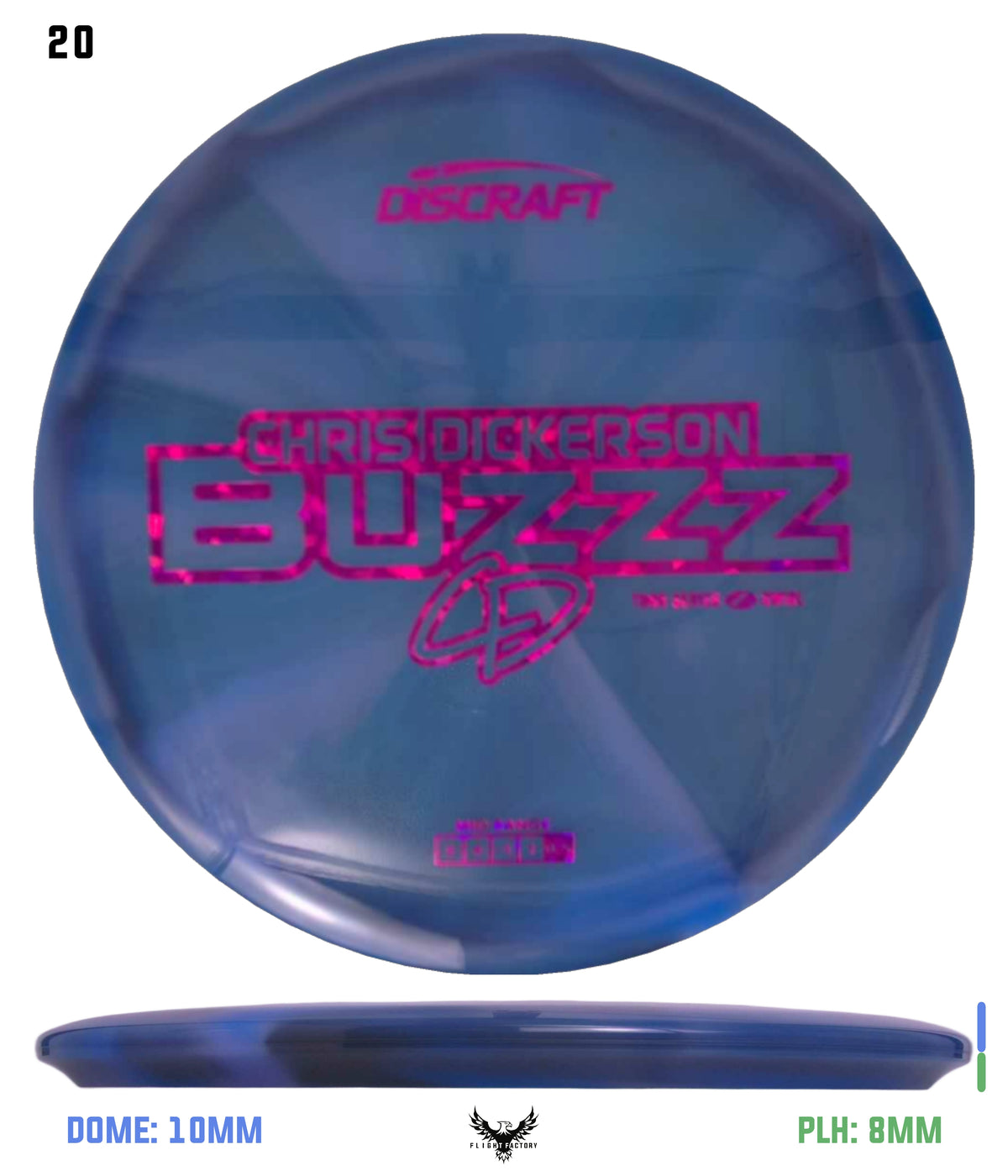 Discraft Chris Dickerson 2025 Tour Series Z Swirl Buzzz