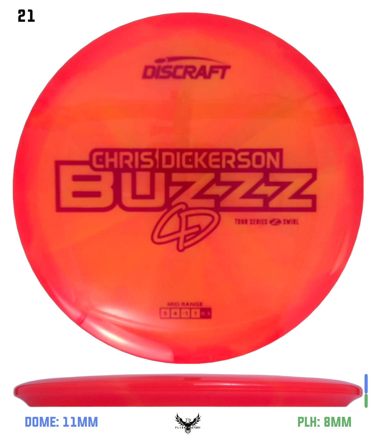 Discraft Chris Dickerson 2025 Tour Series Z Swirl Buzzz
