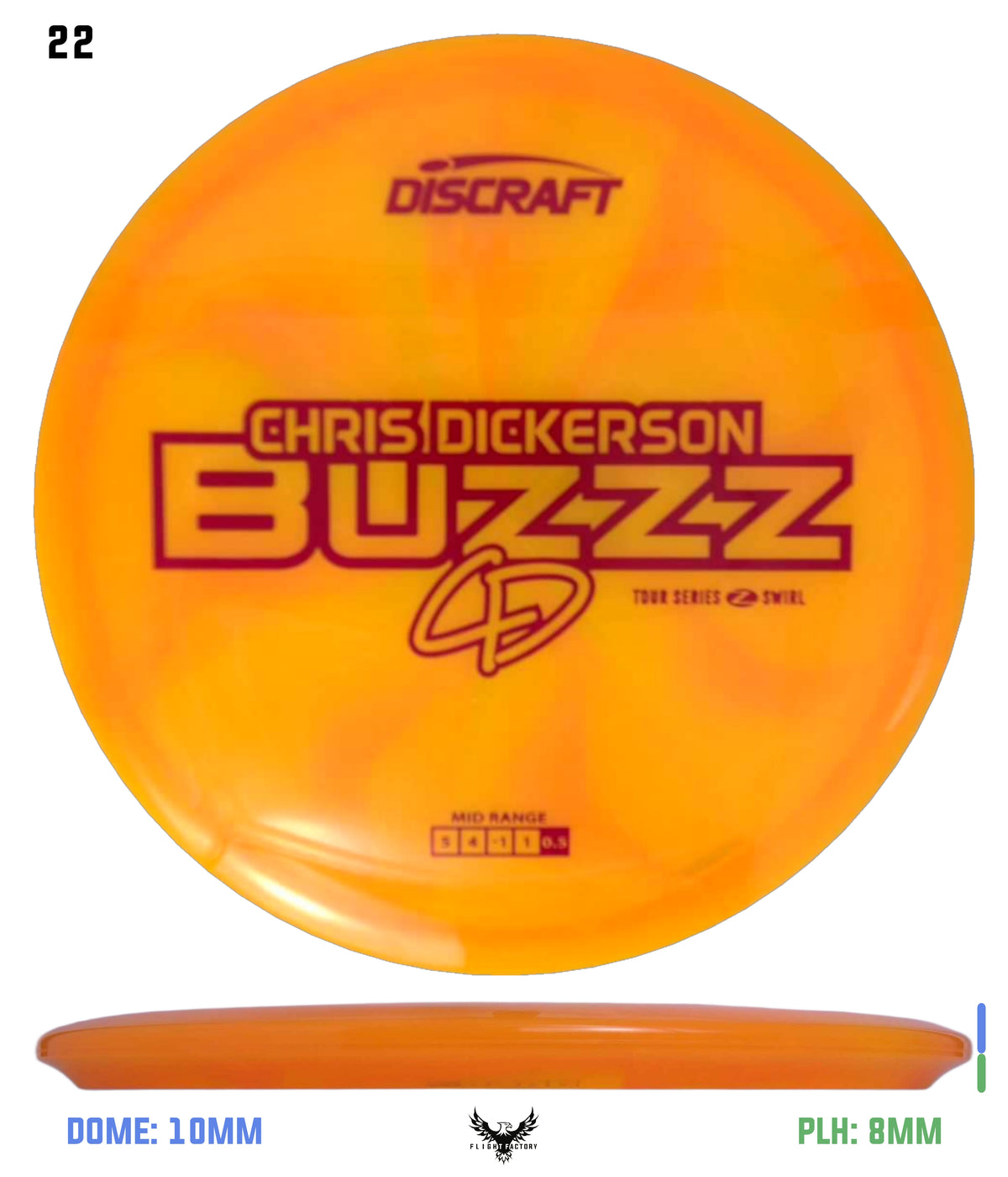 Discraft Chris Dickerson 2025 Tour Series Z Swirl Buzzz
