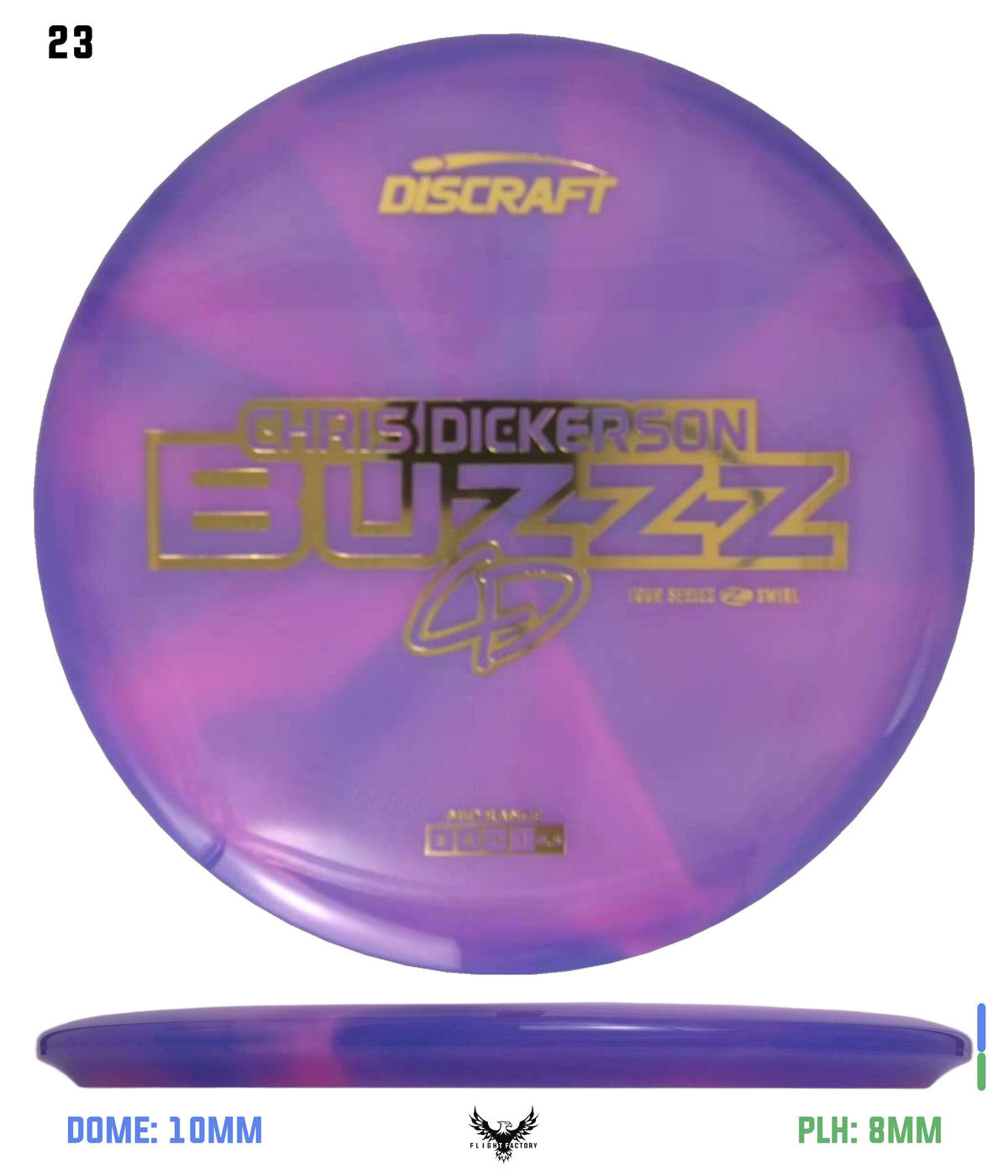 Discraft Chris Dickerson 2025 Tour Series Z Swirl Buzzz