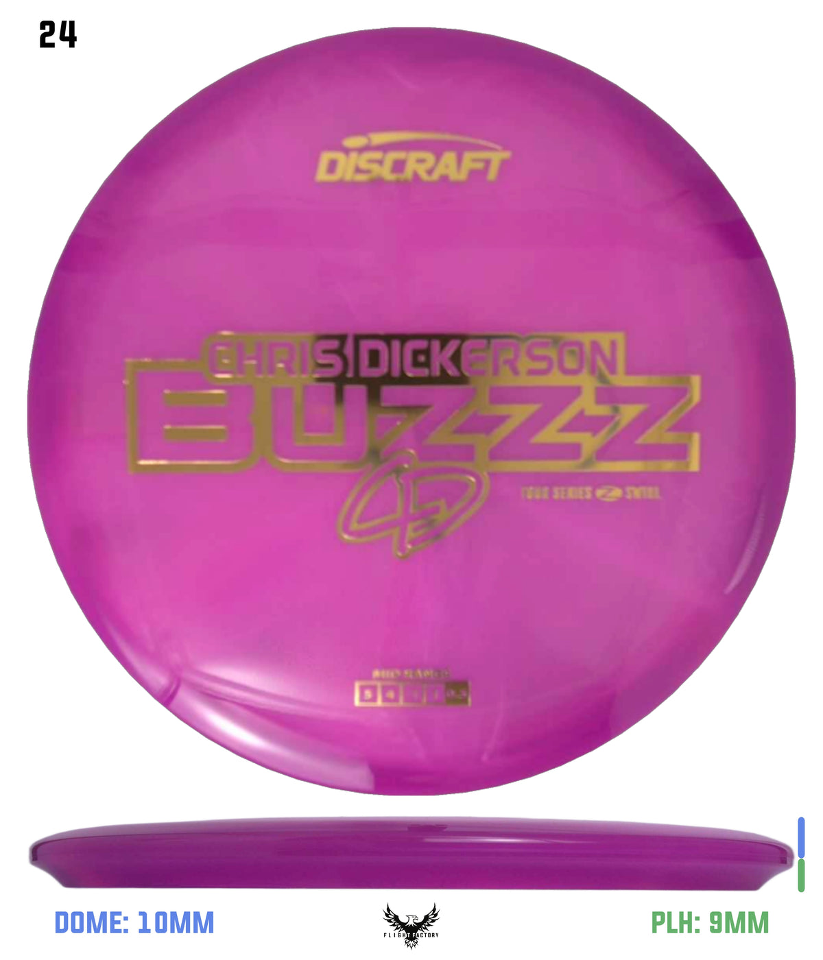 Discraft Chris Dickerson 2025 Tour Series Z Swirl Buzzz