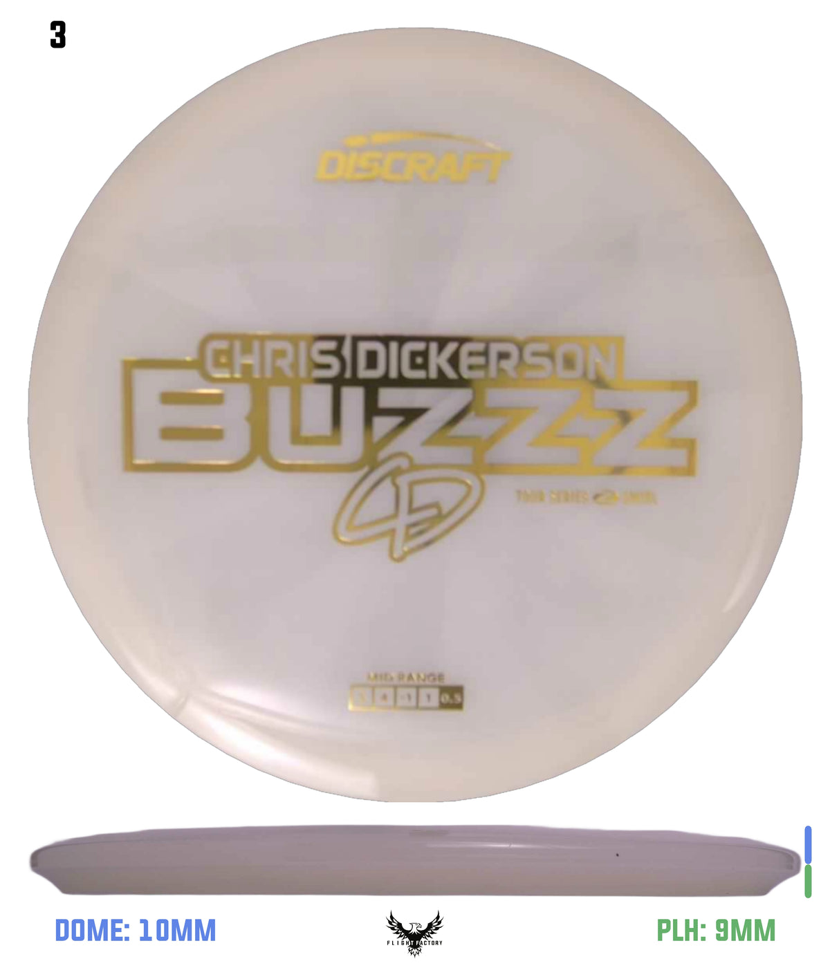 Discraft Chris Dickerson 2025 Tour Series Z Swirl Buzzz