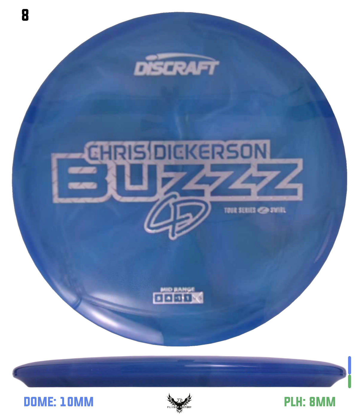 Discraft Chris Dickerson 2025 Tour Series Z Swirl Buzzz
