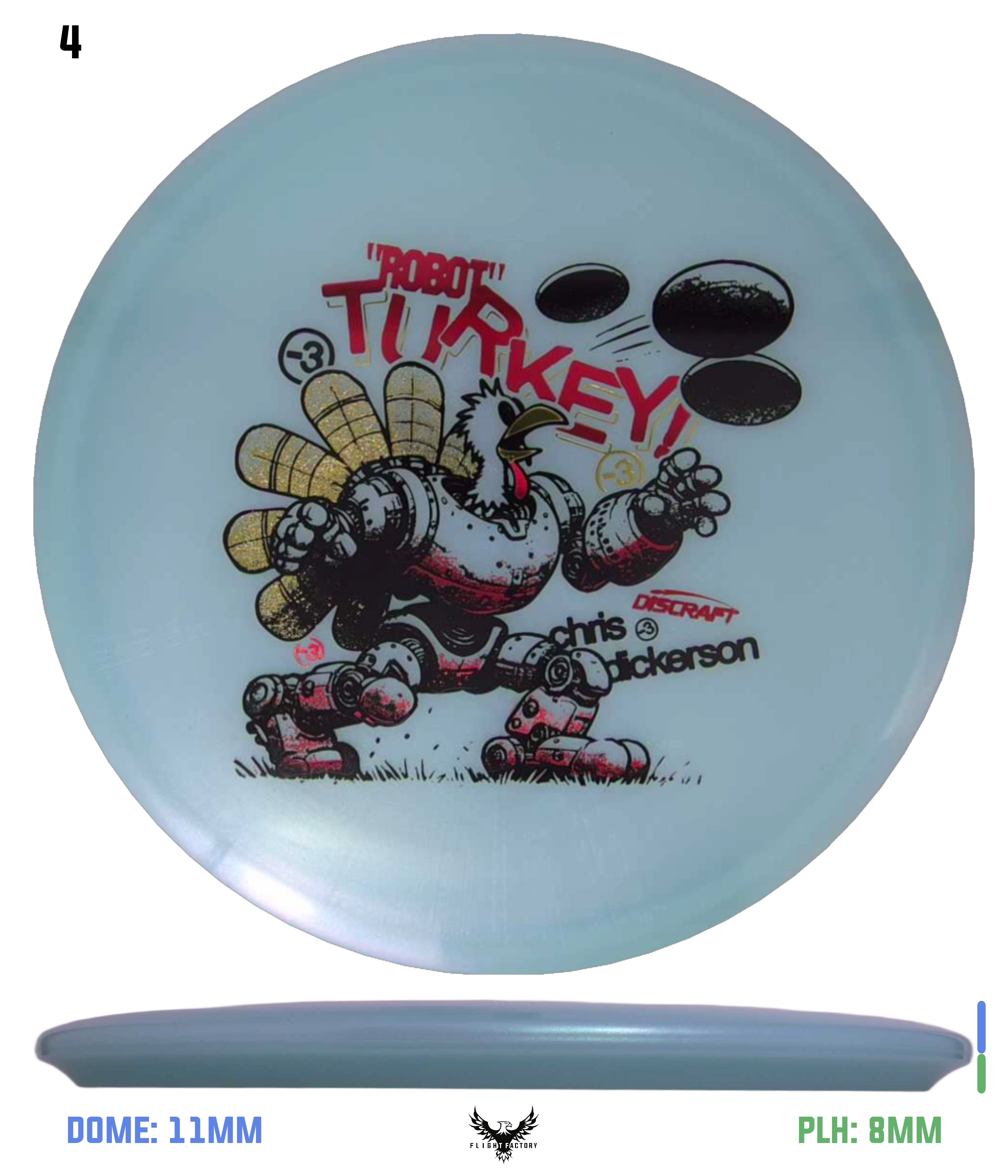 Discraft Tri-Foil Colorshift Z Buzzz - Chris Dickerson Robot