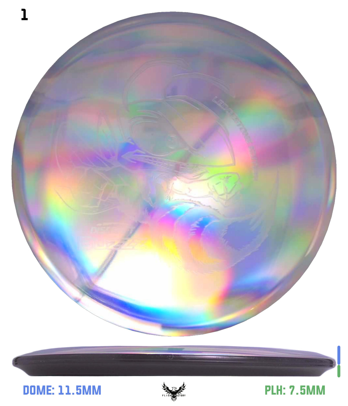 Discraft ESP Full Foil Super Holographic Buzzz - Ledgestone Edition