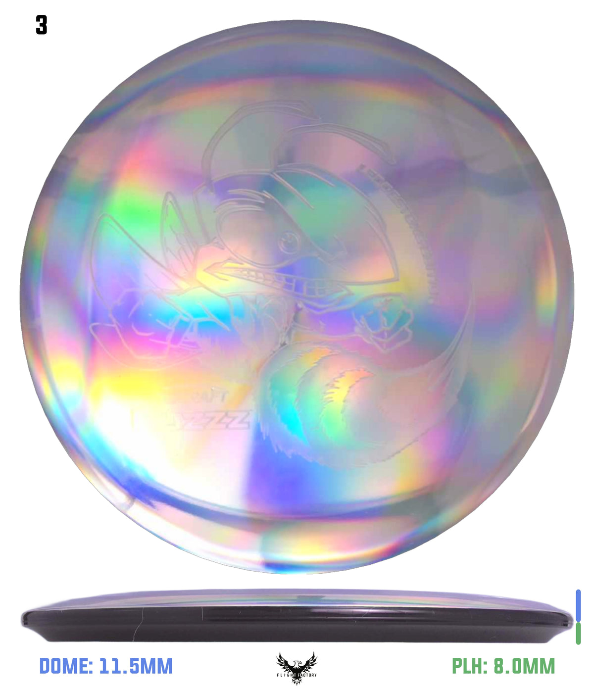 Discraft ESP Full Foil Super Holographic Buzzz - Ledgestone Edition