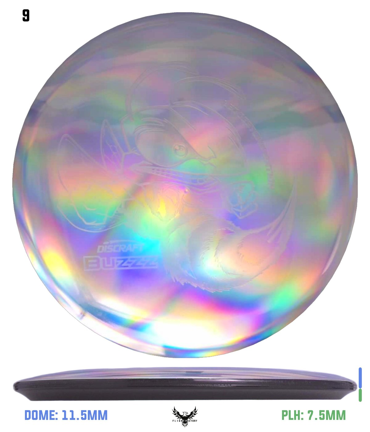 Discraft ESP Full Foil Super Holographic Buzzz - Ledgestone Edition
