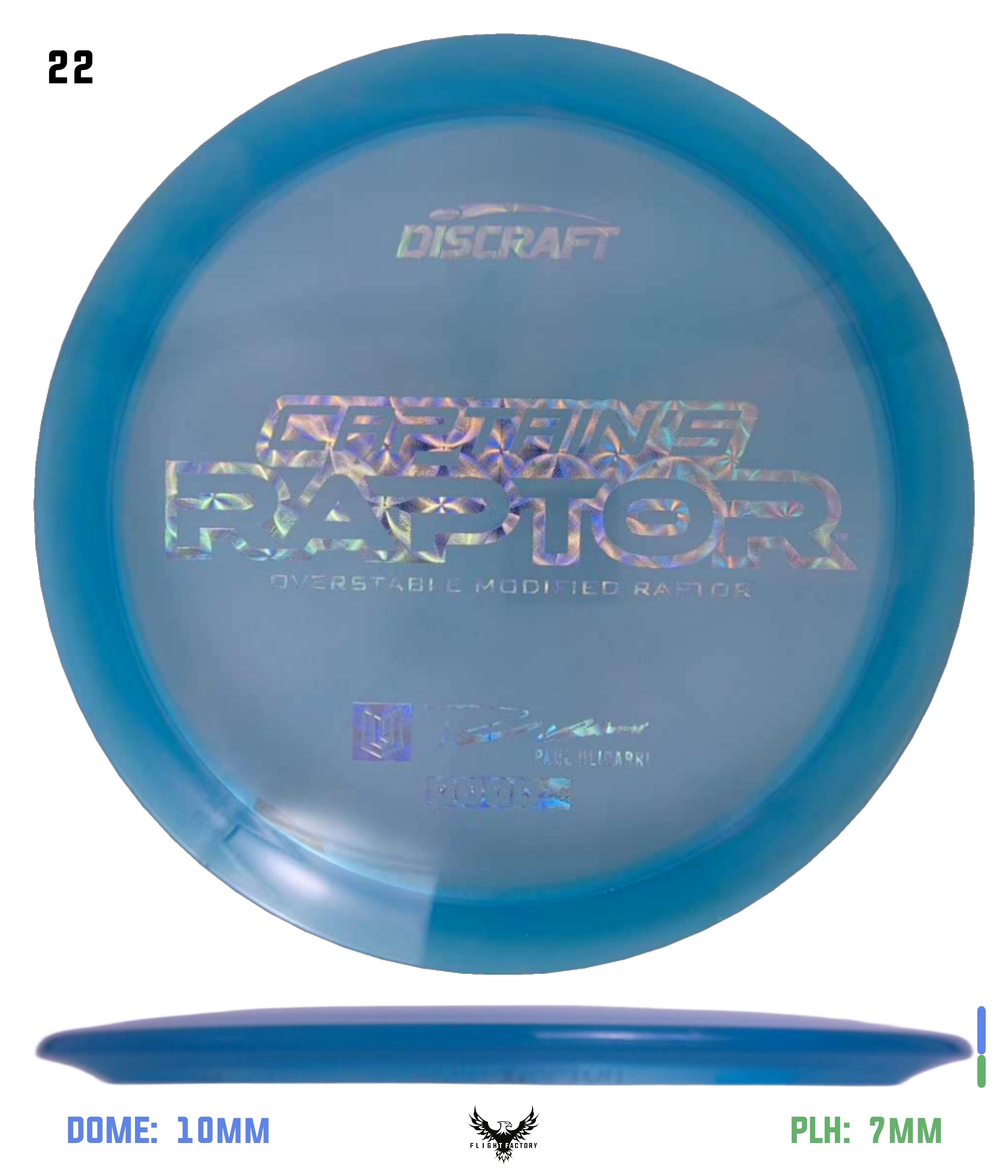 2025 Z Swirl Captain's Raptor - Flight Factory Discs