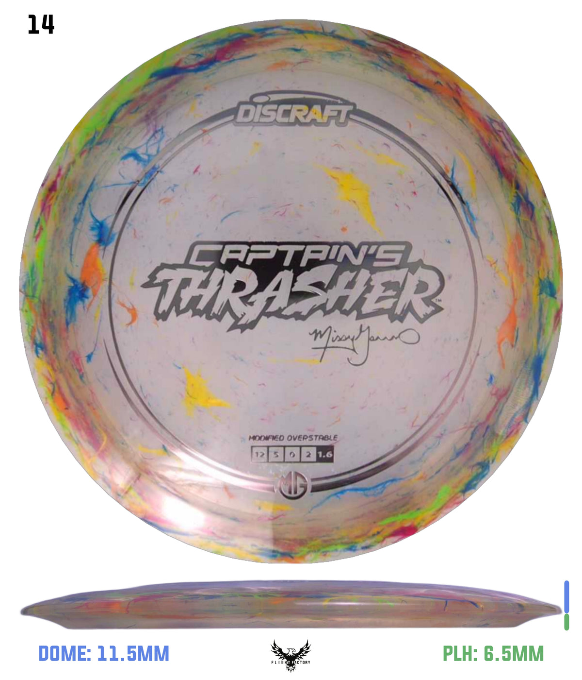 Discraft Missy Gannon 2025 Jawbreaker Z Captain&#39;s Thrasher