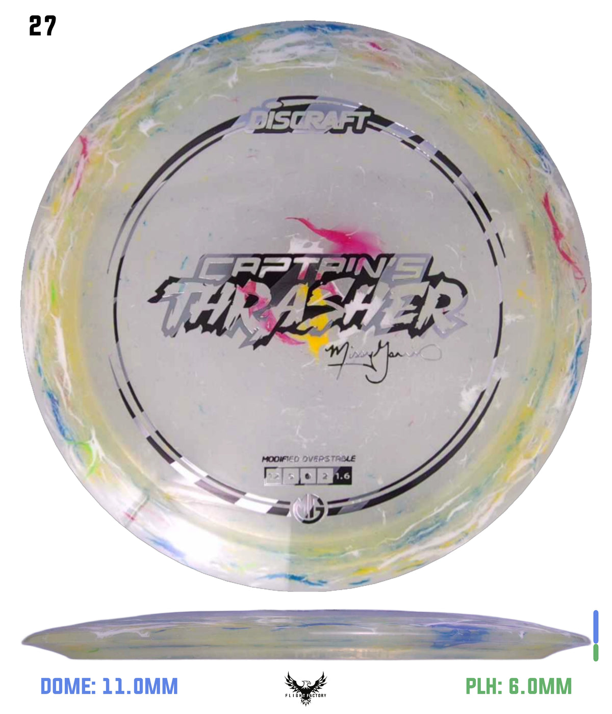 Discraft Missy Gannon 2025 Jawbreaker Z Captain&#39;s Thrasher