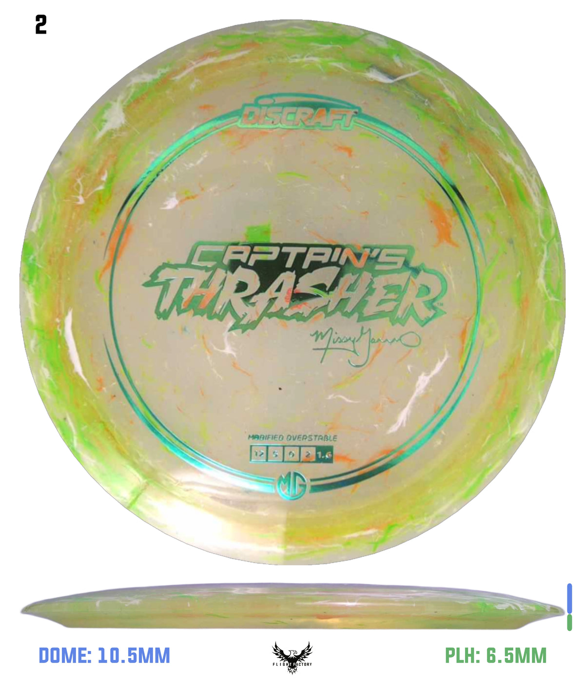 Discraft Missy Gannon 2025 Jawbreaker Z Captain&#39;s Thrasher