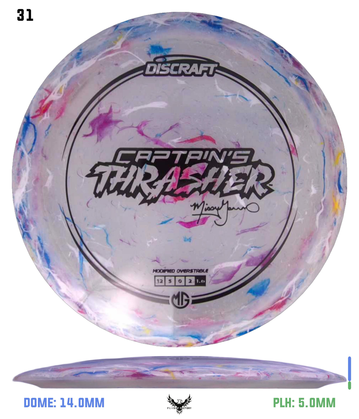 Discraft Missy Gannon 2025 Jawbreaker Z Captain&#39;s Thrasher