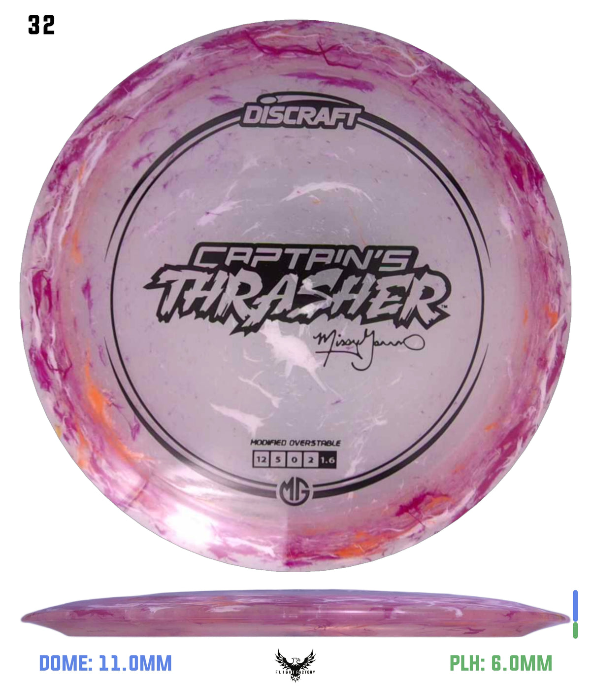 Discraft Missy Gannon 2025 Jawbreaker Z Captain&#39;s Thrasher