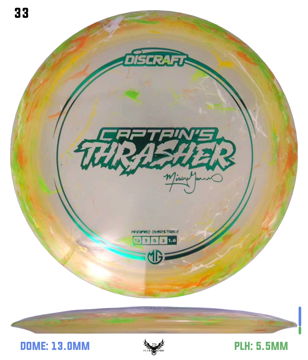 Discraft Missy Gannon 2025 Jawbreaker Z Captain&#39;s Thrasher