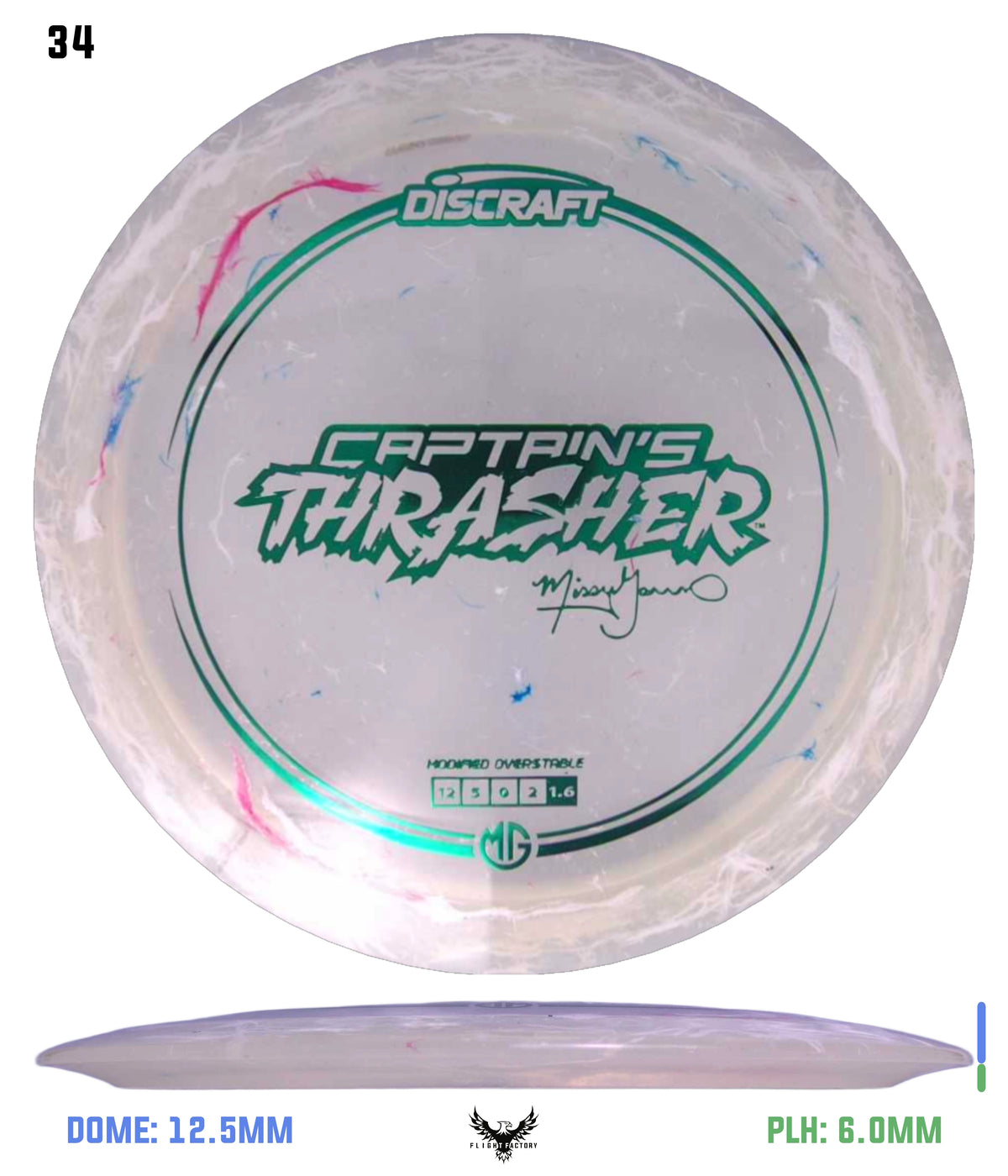 Discraft Missy Gannon 2025 Jawbreaker Z Captain&#39;s Thrasher