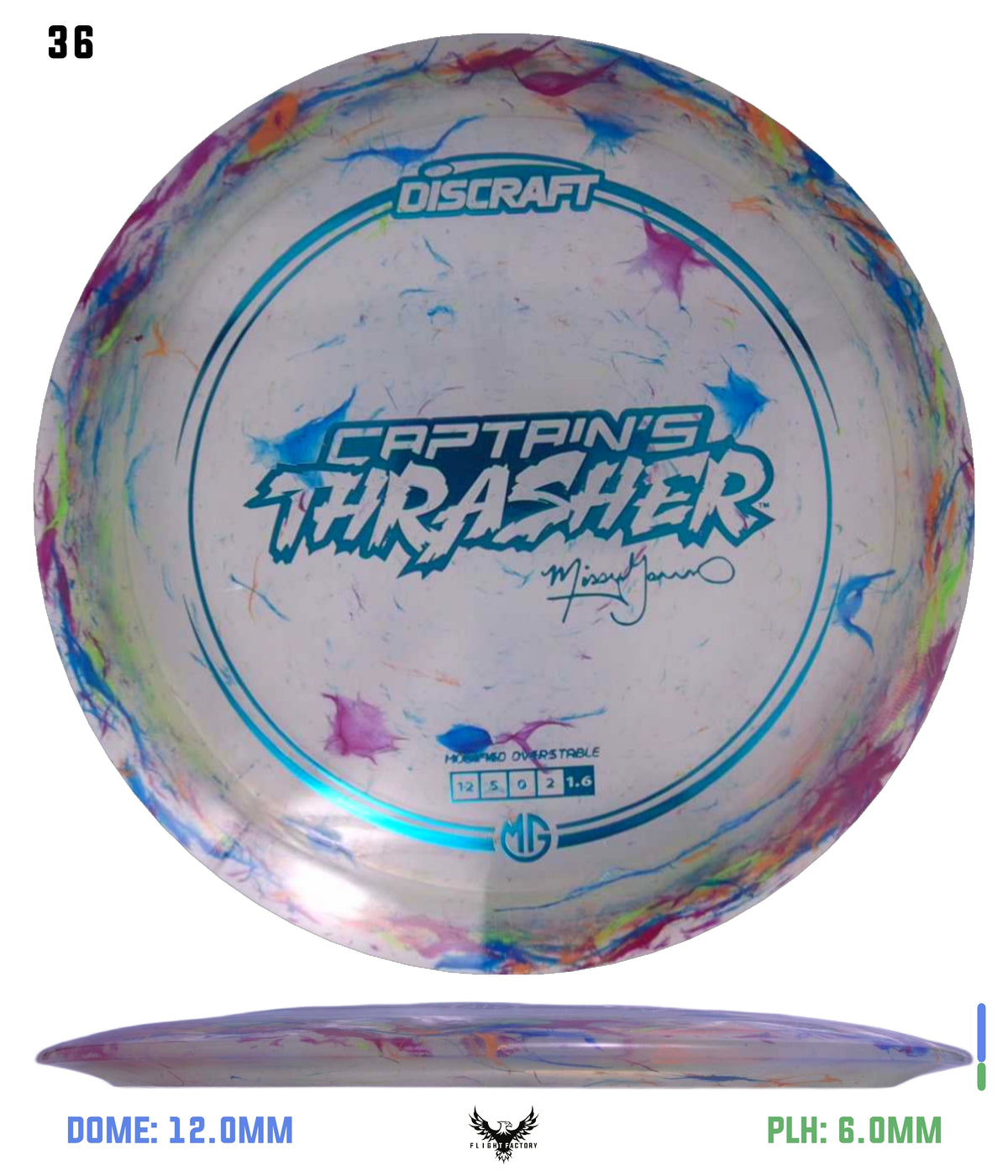 Discraft Missy Gannon 2025 Jawbreaker Z Captain&#39;s Thrasher