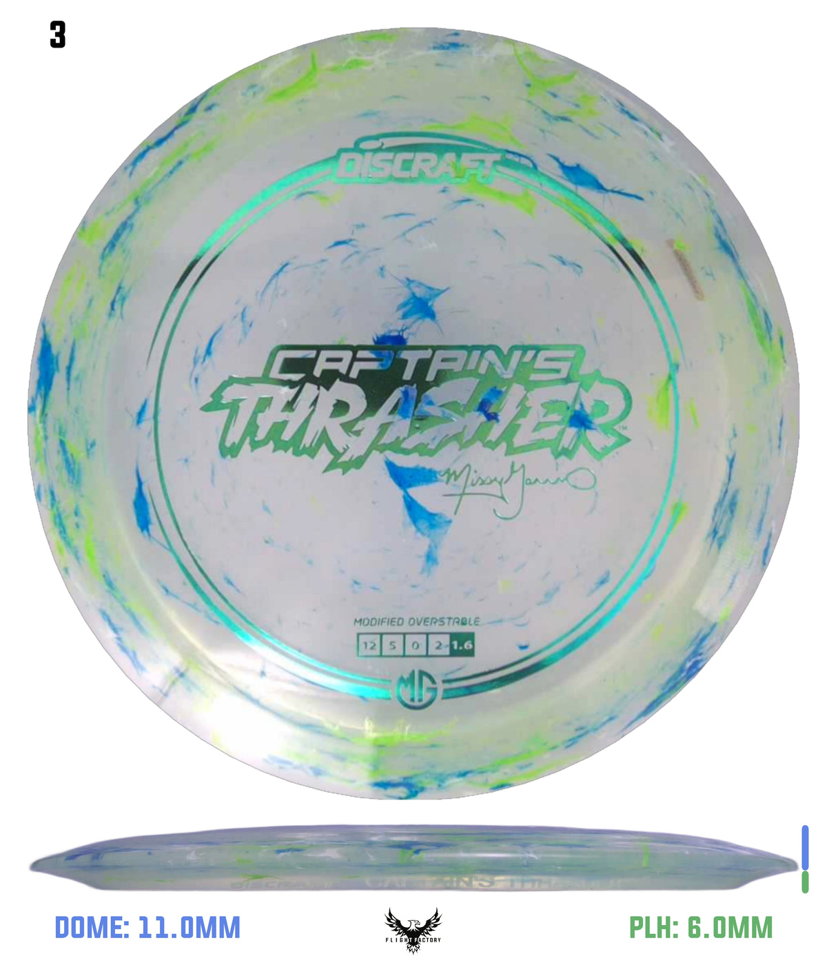 Discraft Missy Gannon 2025 Jawbreaker Z Captain&#39;s Thrasher