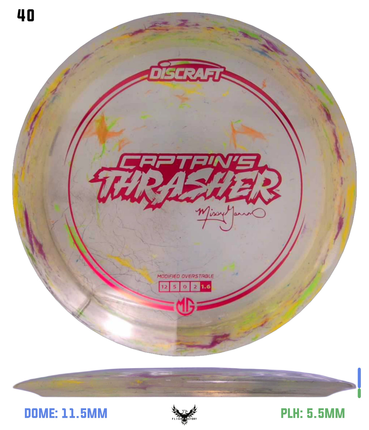 Discraft Missy Gannon 2025 Jawbreaker Z Captain&#39;s Thrasher