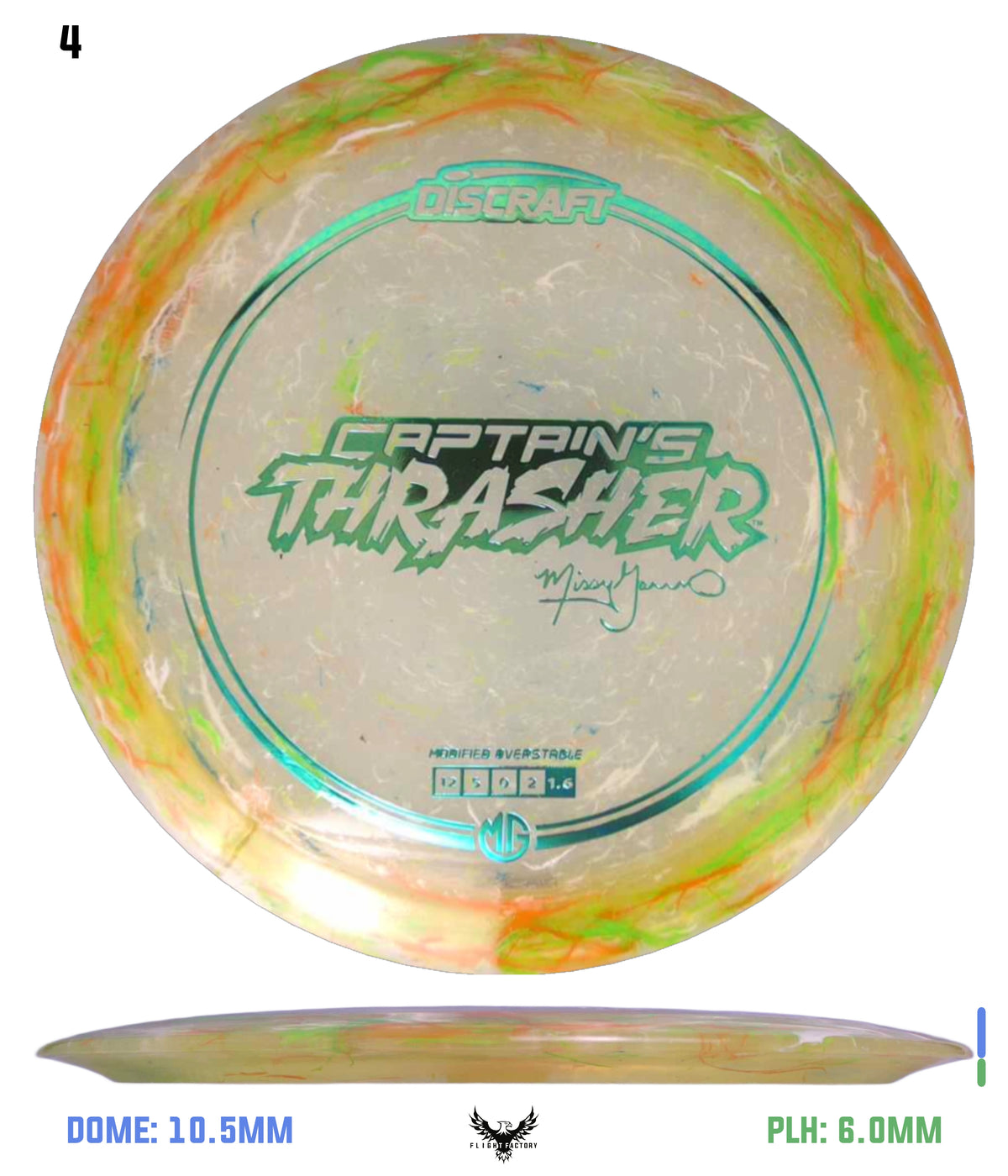 Discraft Missy Gannon 2025 Jawbreaker Z Captain&#39;s Thrasher