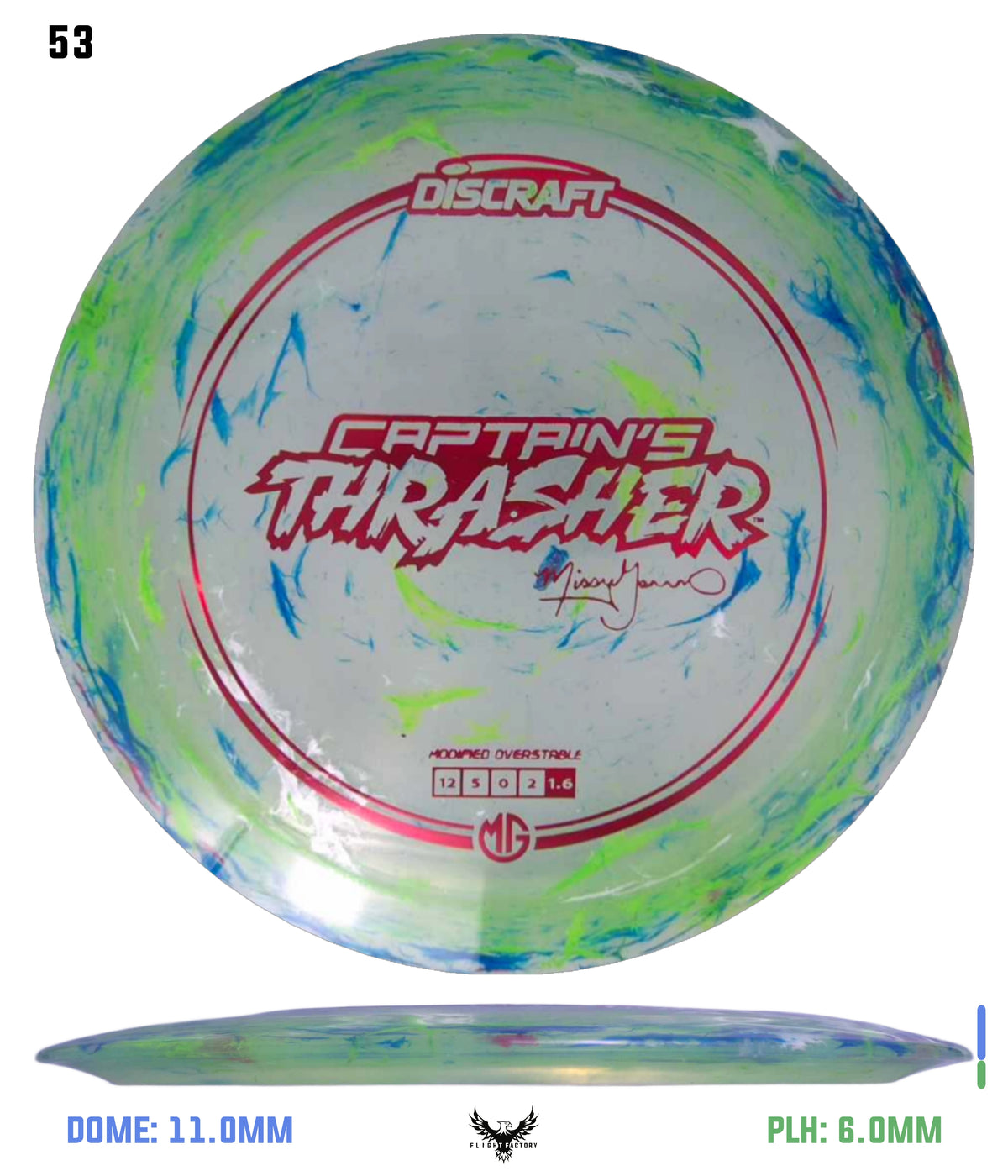 Discraft Missy Gannon 2025 Jawbreaker Z Captain&#39;s Thrasher