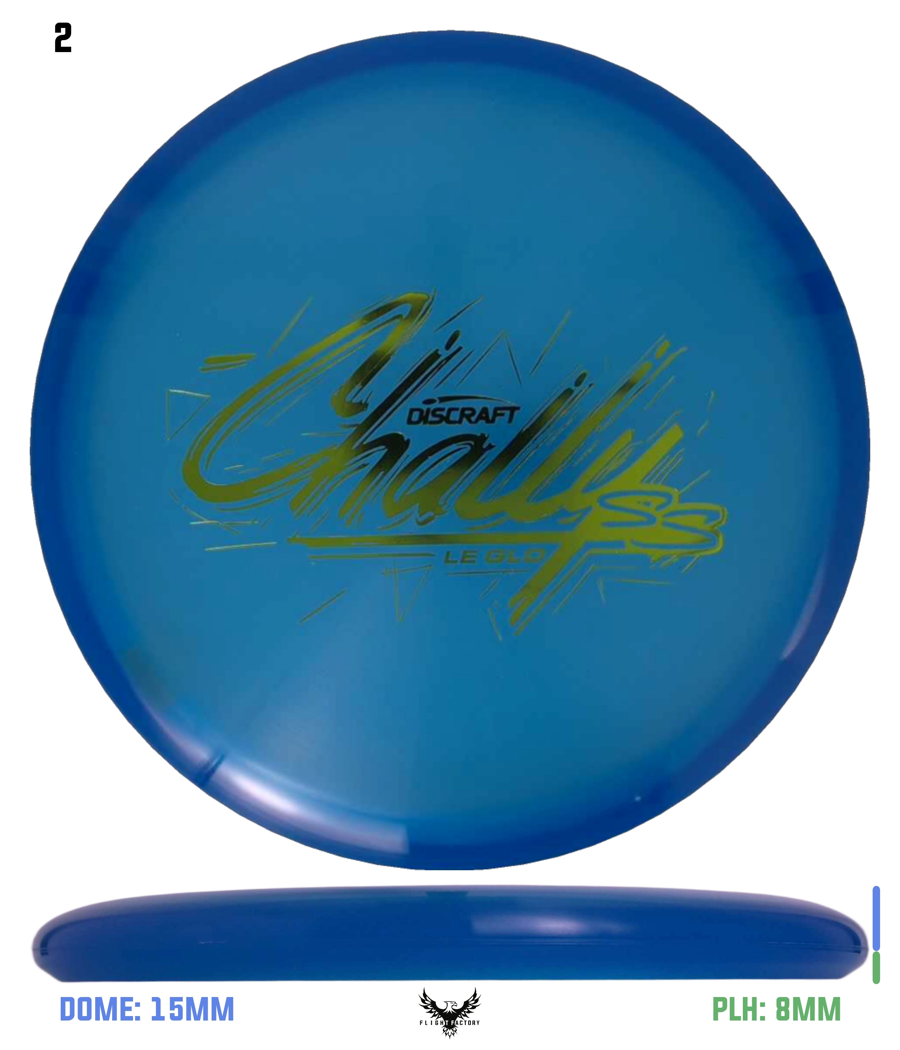 Discraft Z Glo Challenger SS - Ledgestone Wave 2 (2025) - Flight