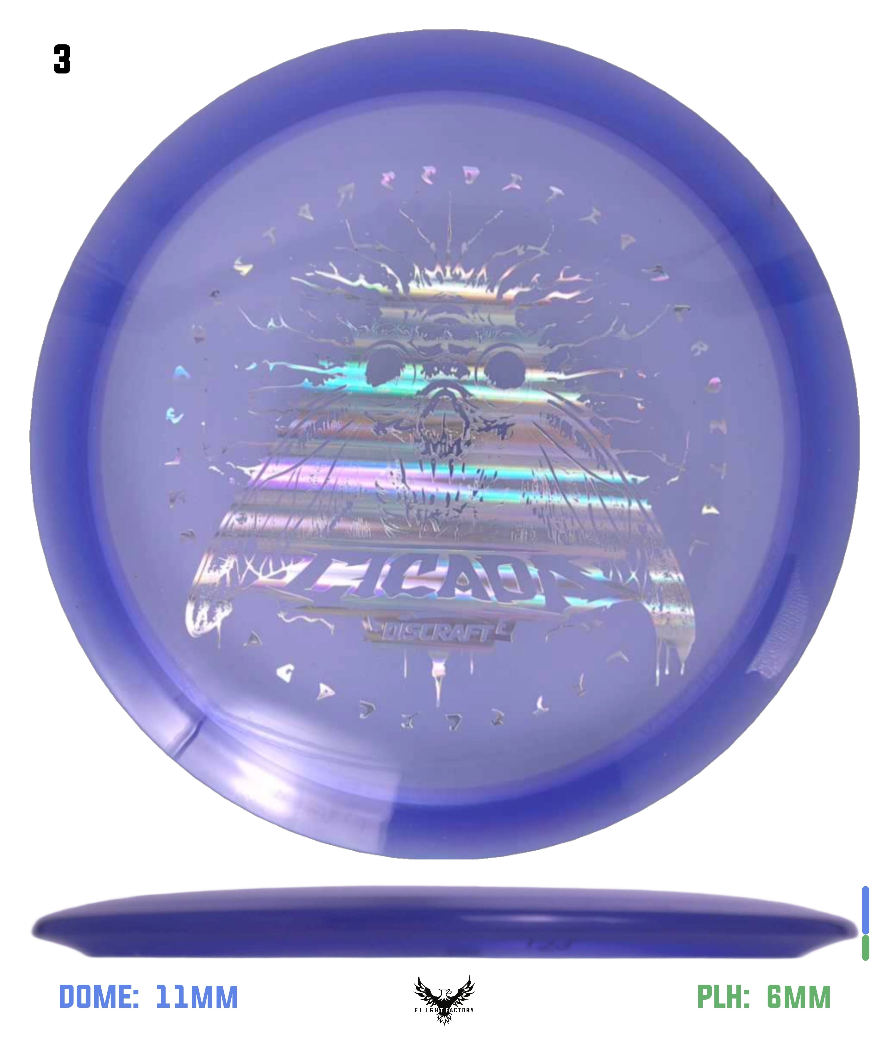 Discraft CryZtal Lite Cicada - Ledgestone Wave 1 (2025) - Flight