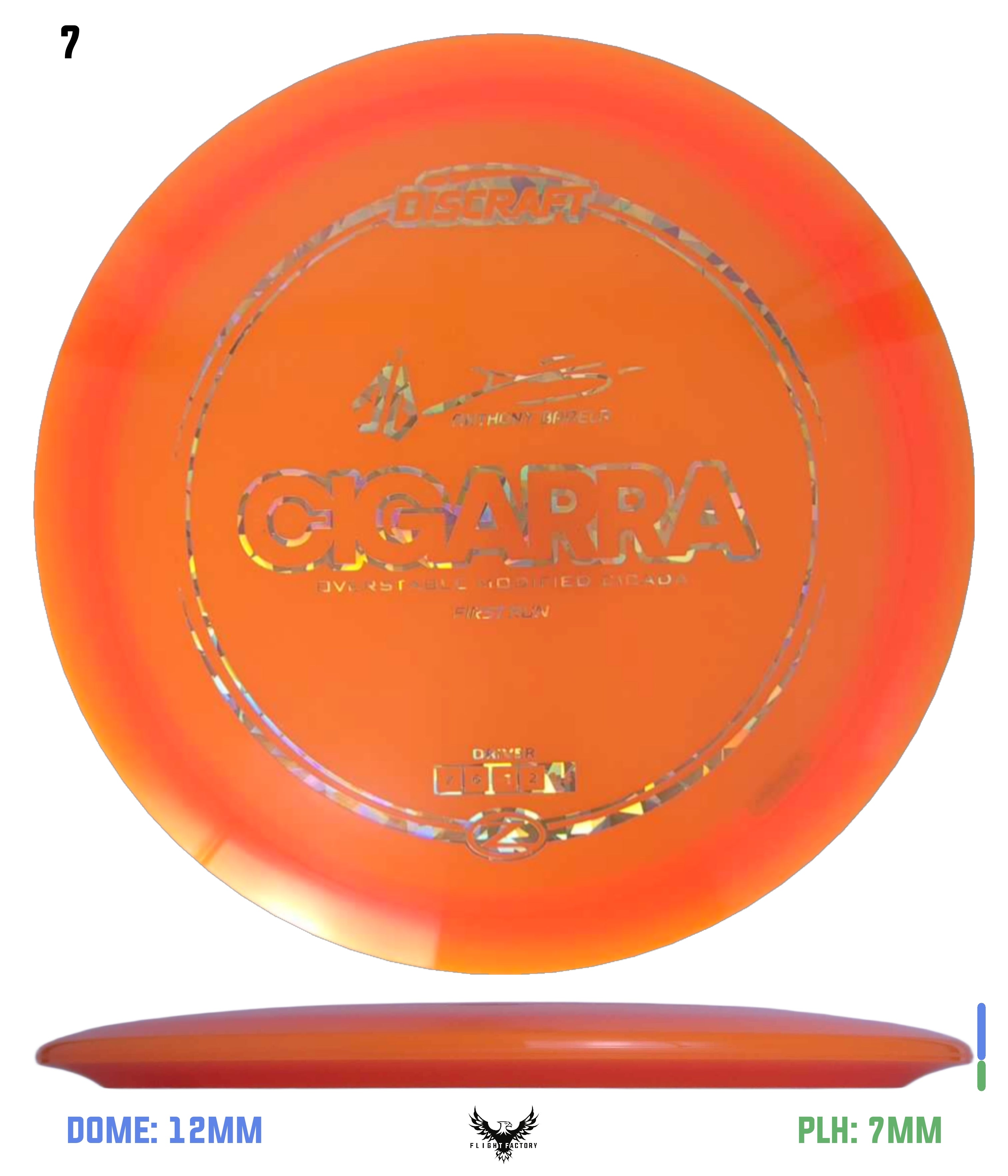 Discraft Anthony Barela First Run Z Cigarra - Flight Factory Discs