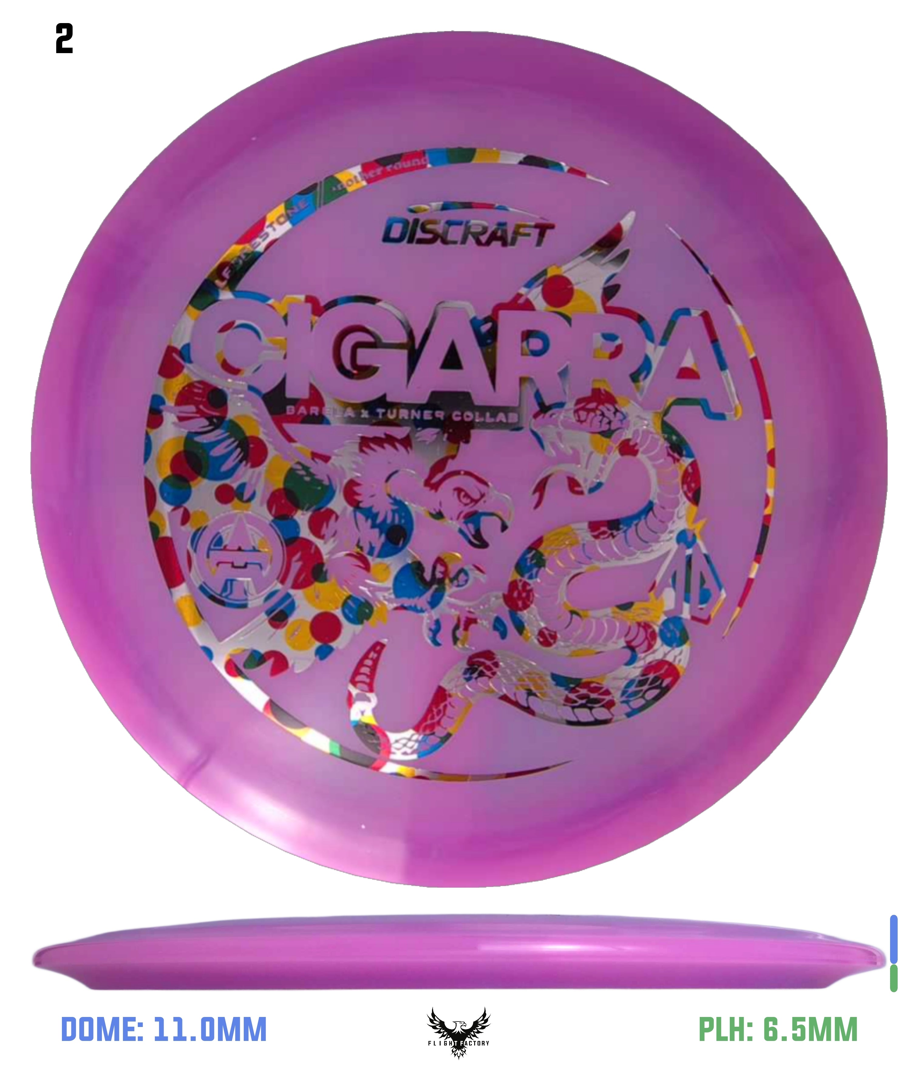 Discraft Anthony Barela x Austin Turner Tour Series Z Swirl
