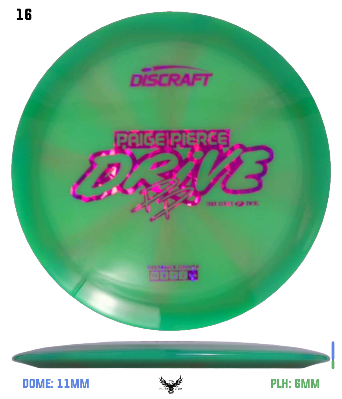 Discraft Paige Pierce 2025 Tour Series Z Swirl Drive
