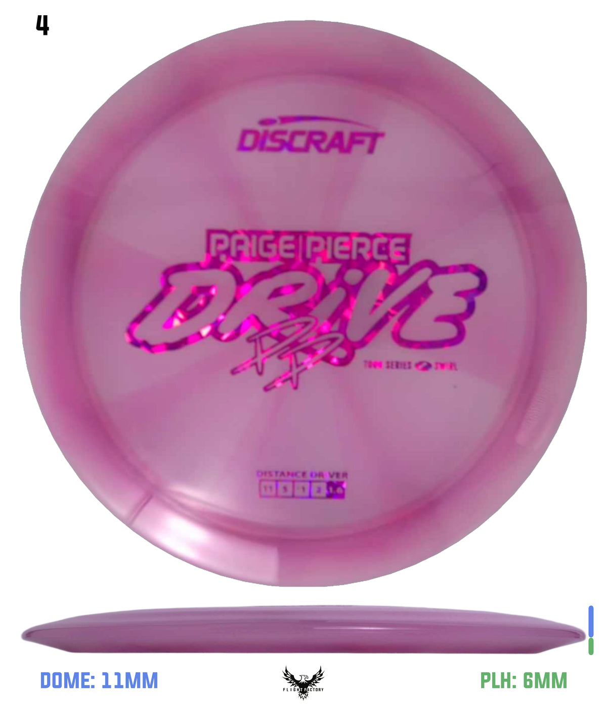 Discraft Paige Pierce 2025 Tour Series Z Swirl Drive
