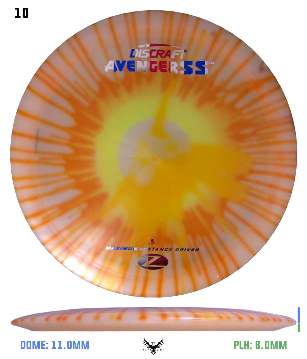 Discraft Fly Dye Z Avenger SS