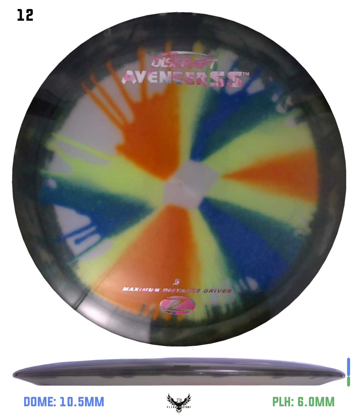 Discraft Fly Dye Z Avenger SS