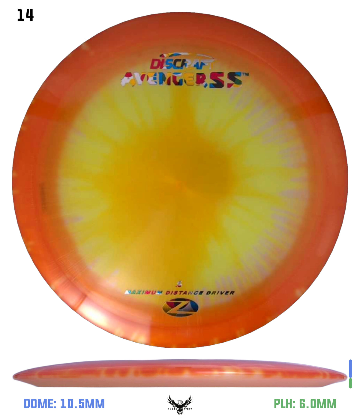 Discraft Fly Dye Z Avenger SS