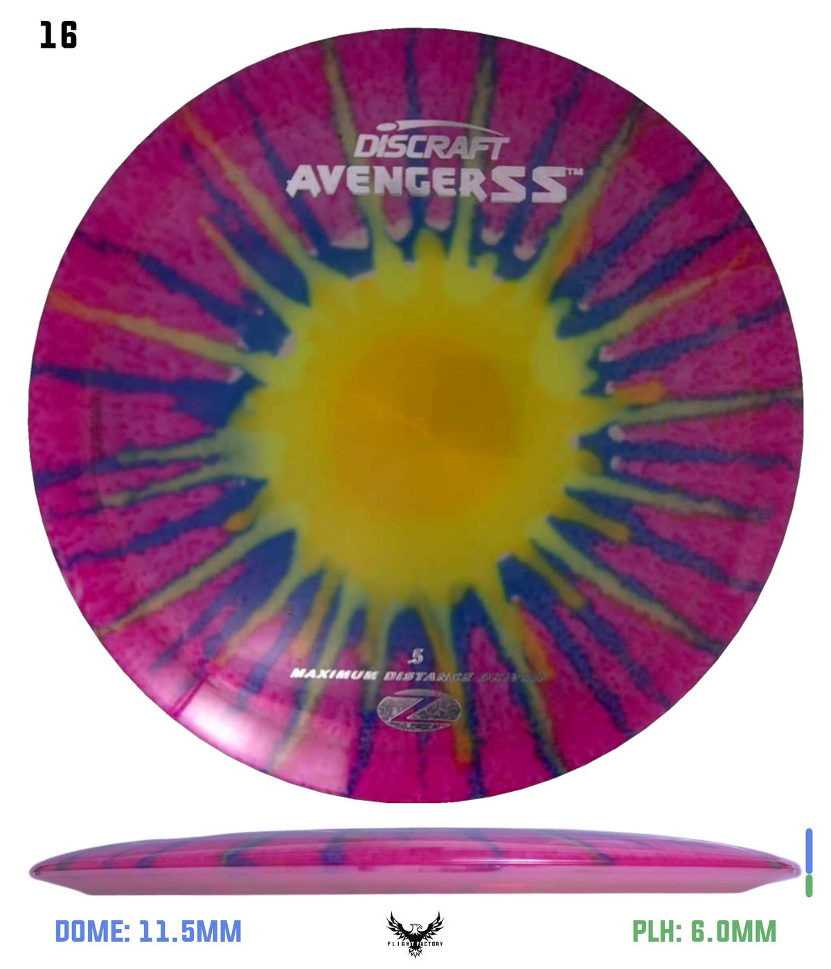 Discraft Fly Dye Z Avenger SS