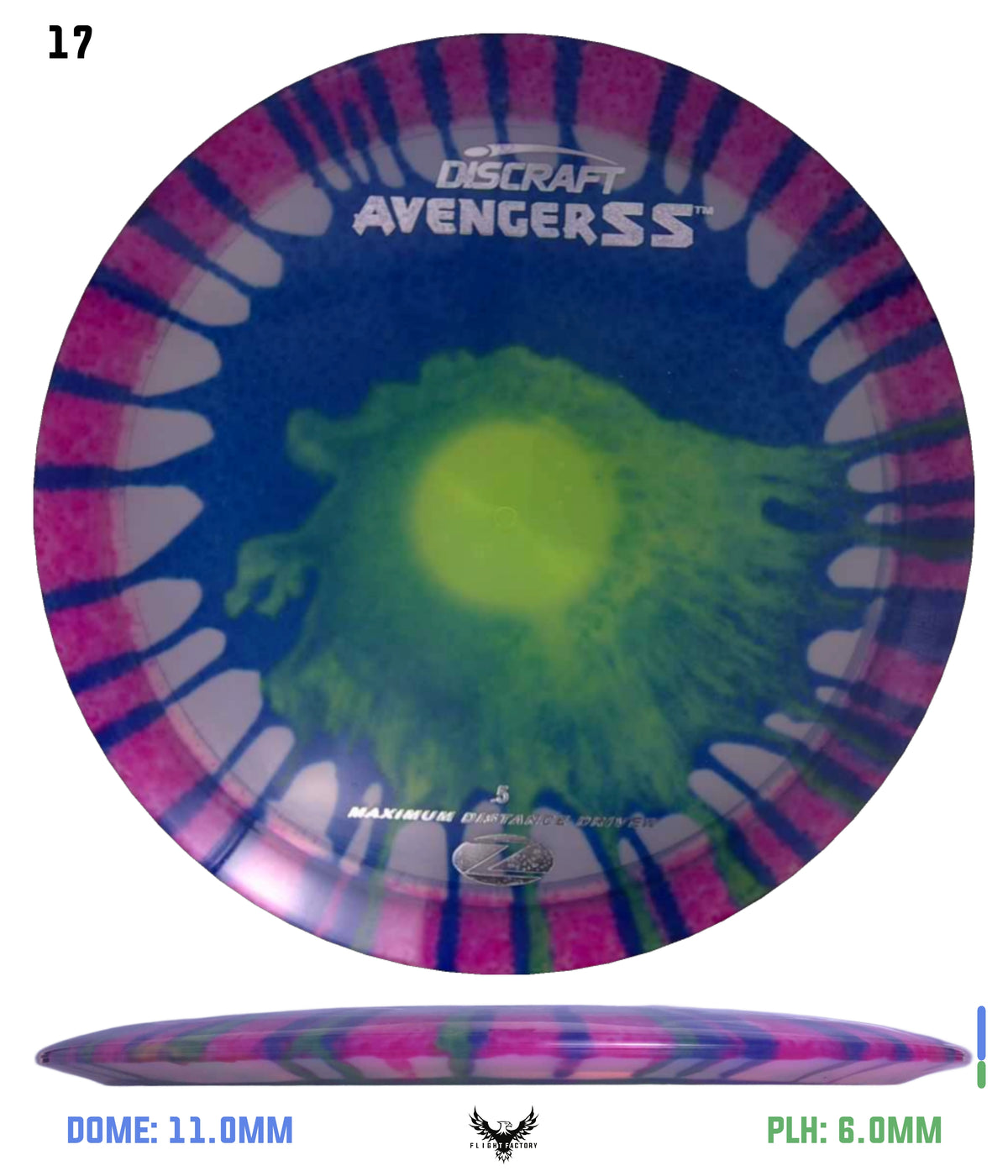 Discraft Fly Dye Z Avenger SS