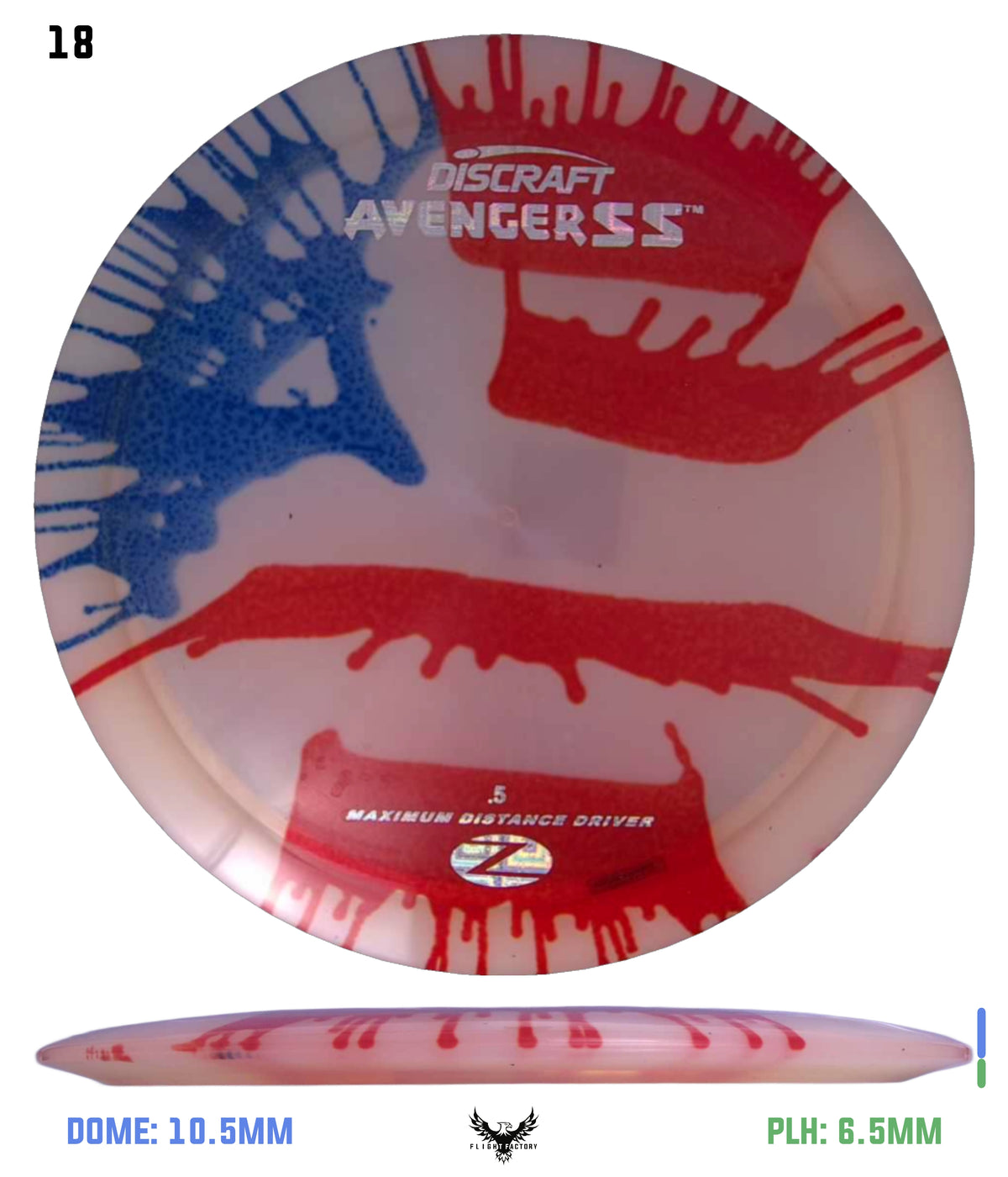 Discraft Fly Dye Z Avenger SS