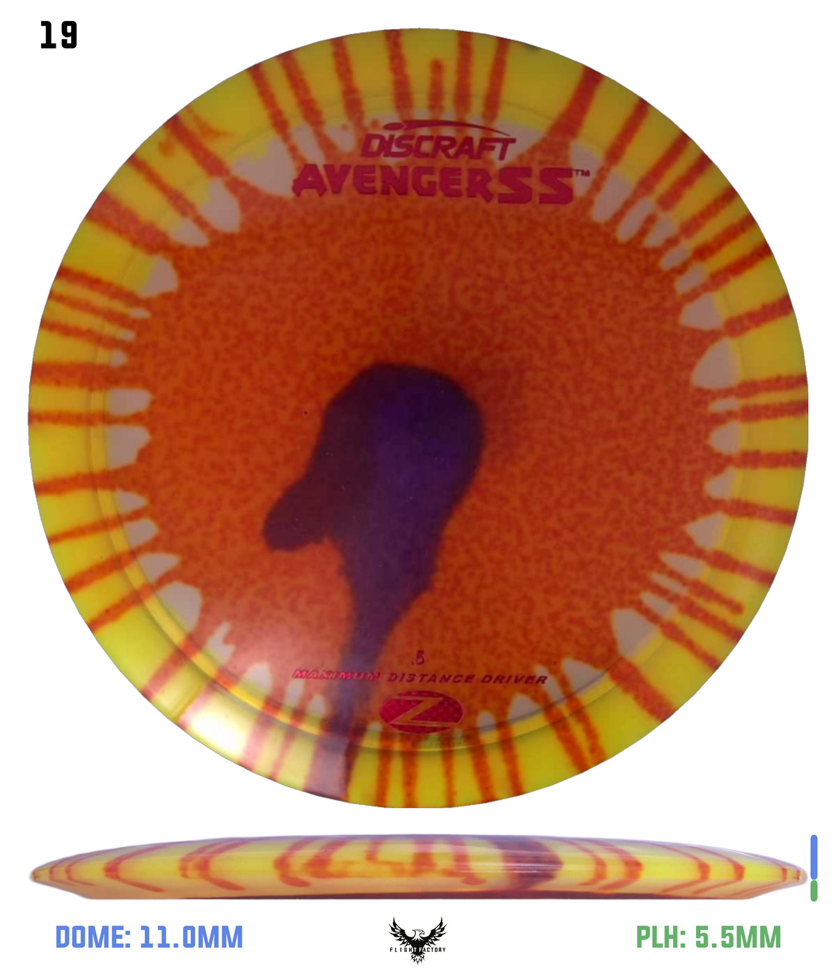 Discraft Fly Dye Z Avenger SS