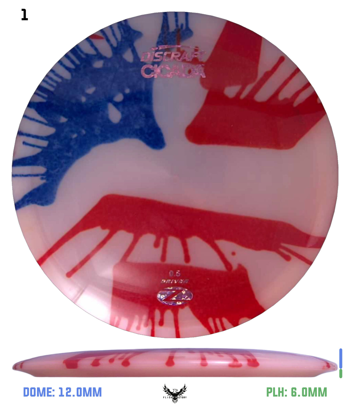 Discraft Fly Dye Z Cicada