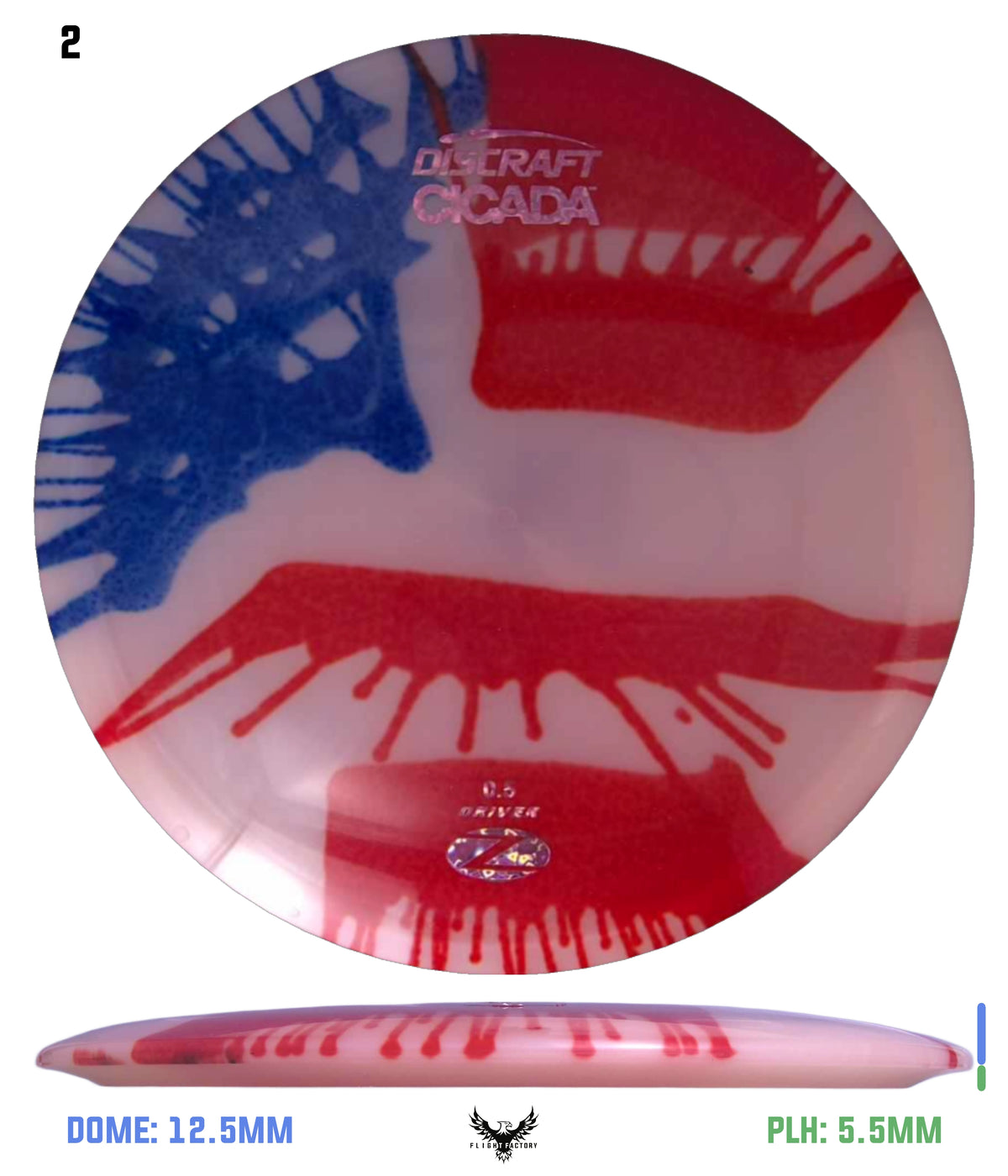 Discraft Fly Dye Z Cicada